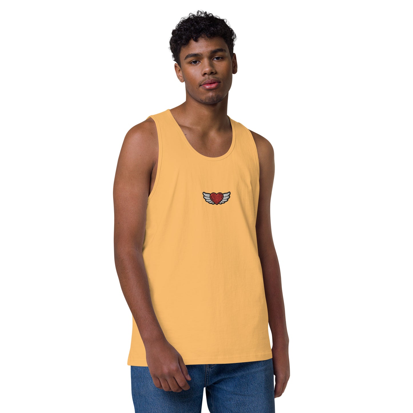 Men’s premium tank top Embroidery