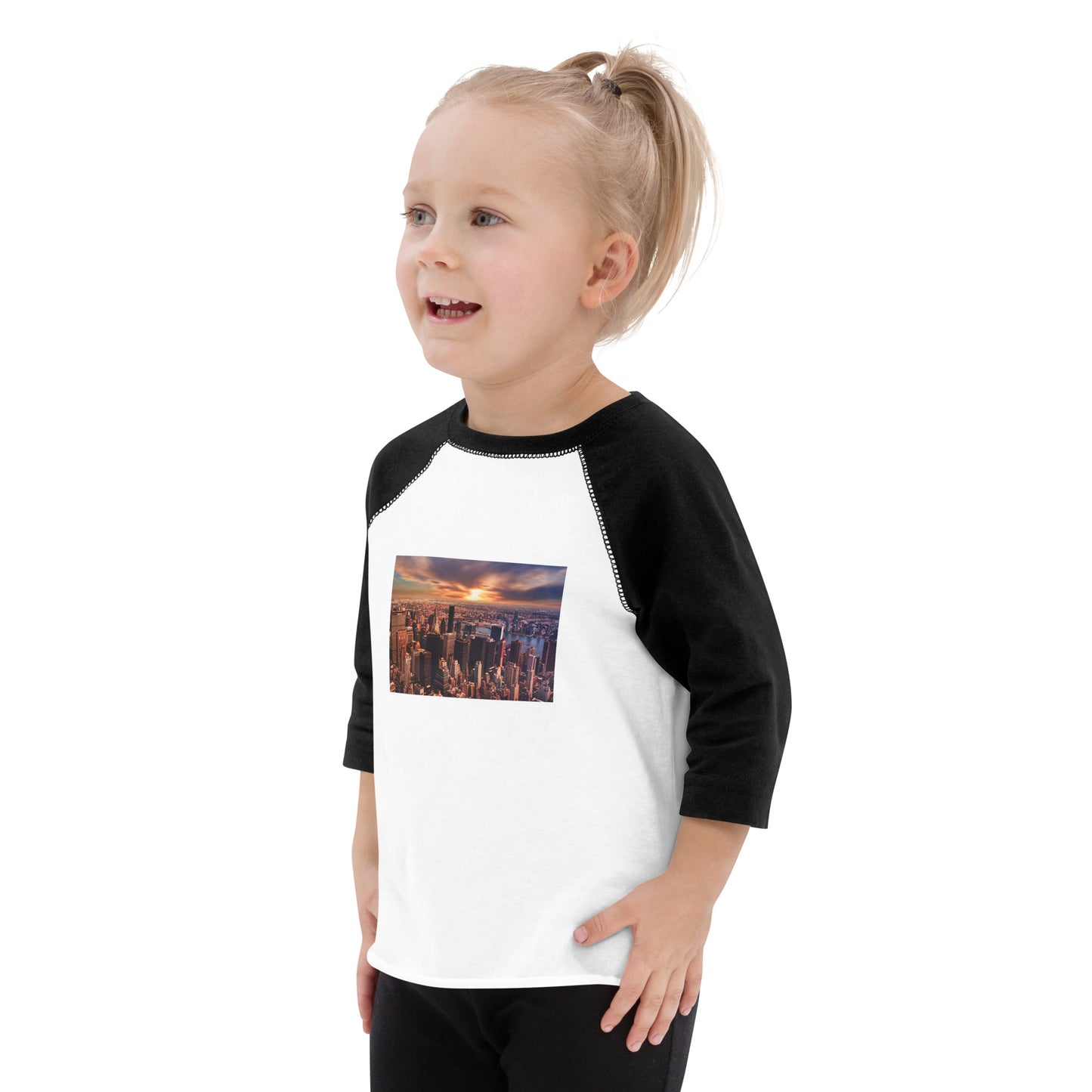 Toddler baseball shirt-DTG Front