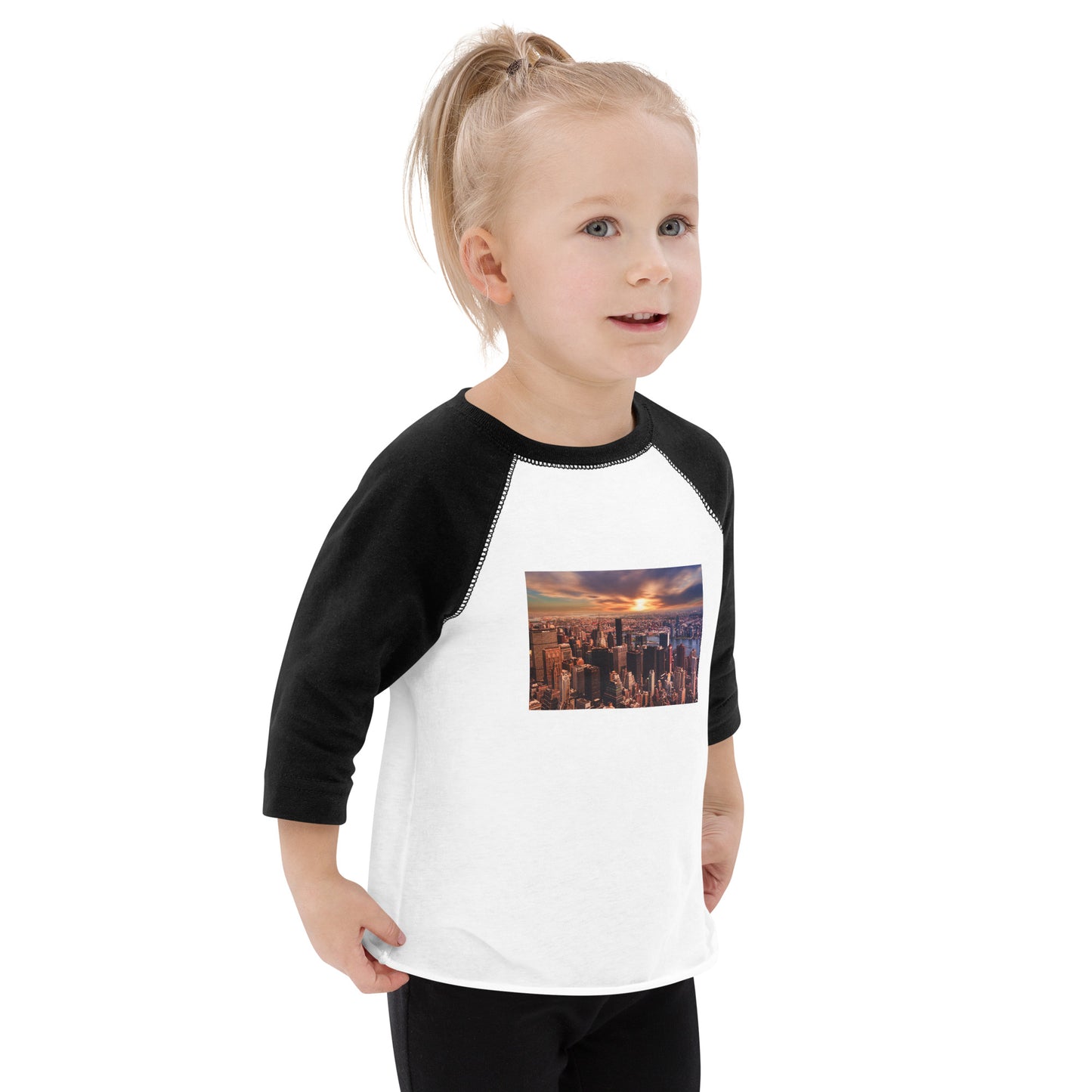 Toddler baseball shirt-DTG Front