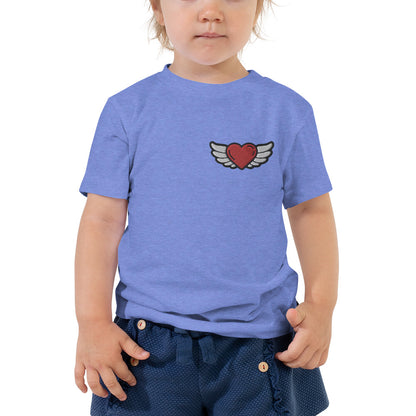 Toddler Short Sleeve Tee - Embroidery Left Front