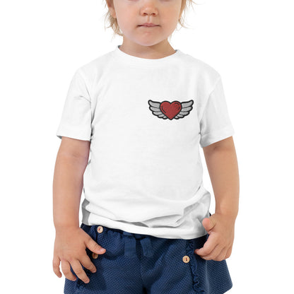 Toddler Short Sleeve Tee - Embroidery Left Front