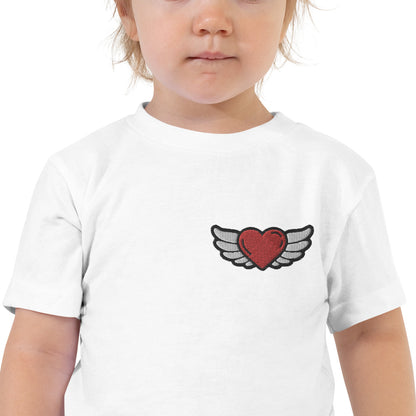 Toddler Short Sleeve Tee - Embroidery Left Front