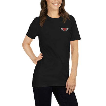 Short-Sleeve Unisex T-Shirt Embroidery