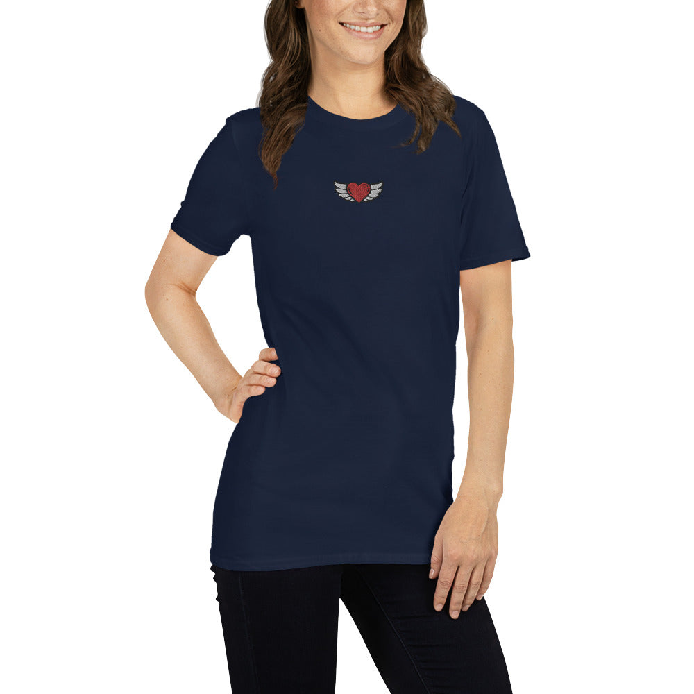 Short-Sleeve Unisex T-Shirt Embroidery