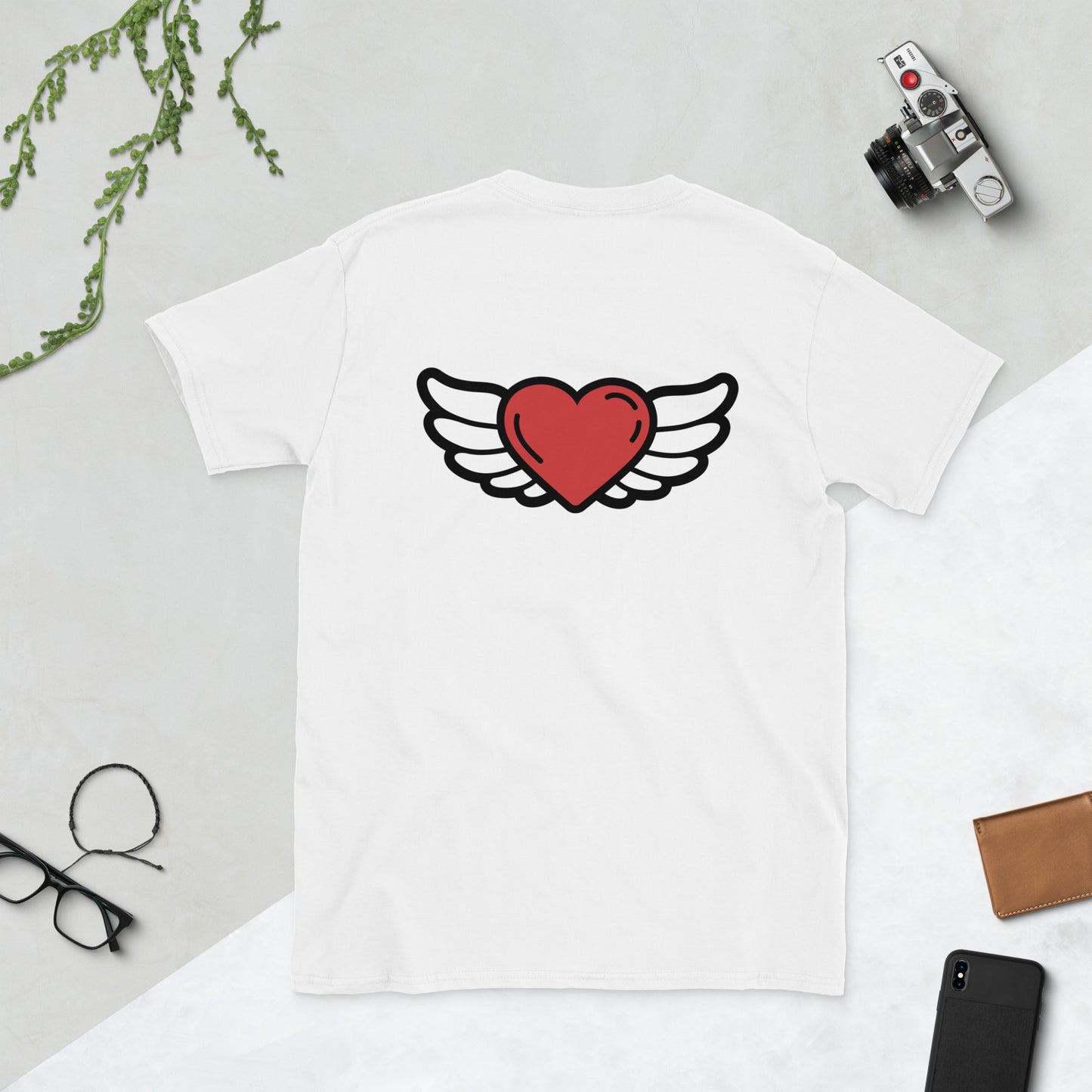 Short-Sleeve Unisex T-Shirt Embroidery