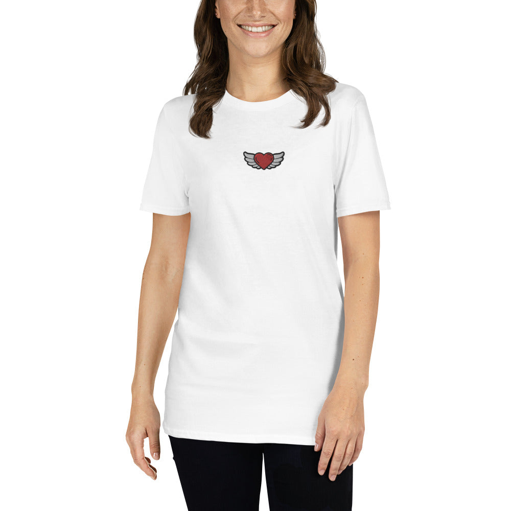 Short-Sleeve Unisex T-Shirt Embroidery