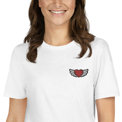 Short-Sleeve Unisex T-Shirt Embroidery