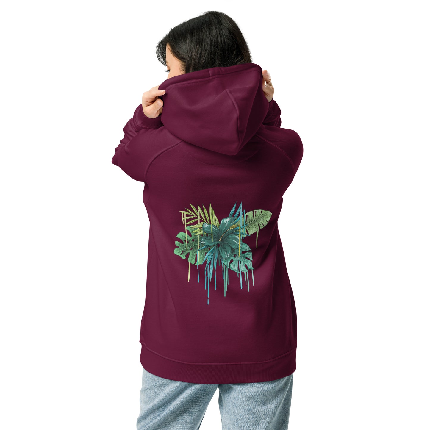 Unisex eco raglan hoodie