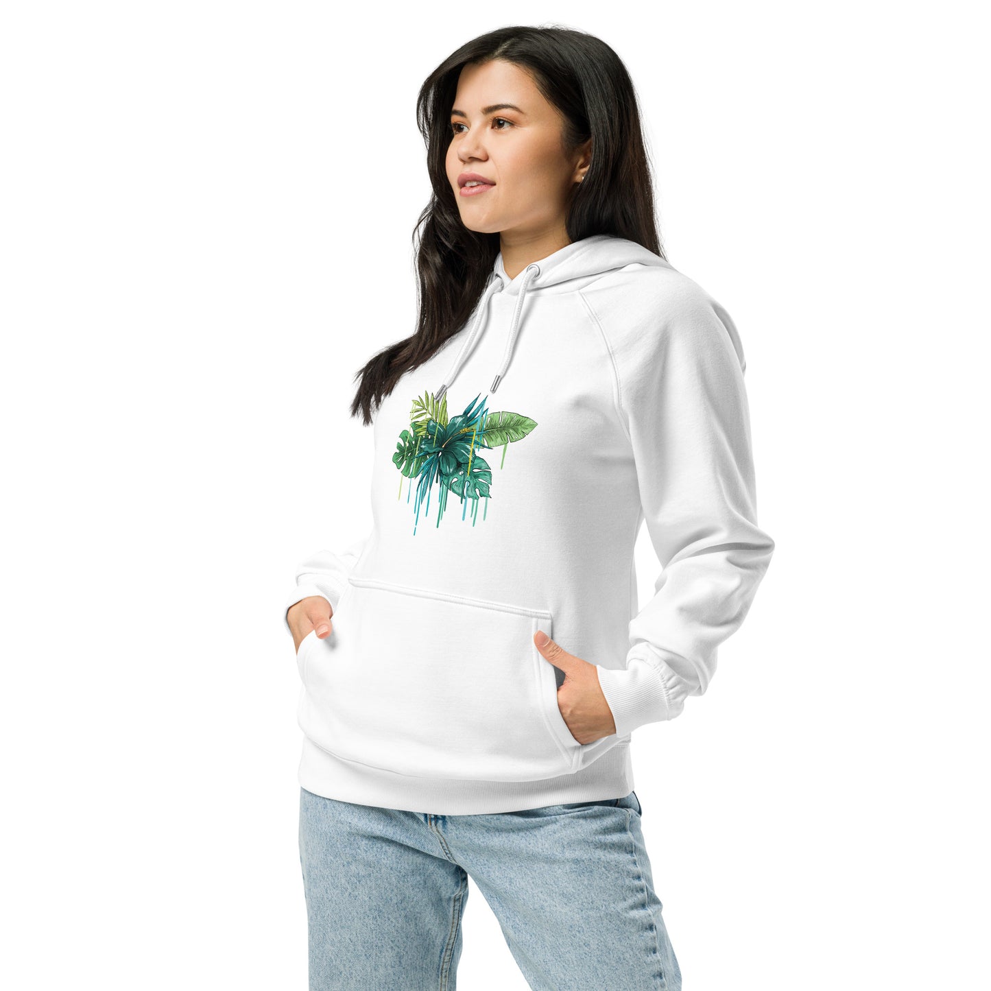 Unisex eco raglan hoodie