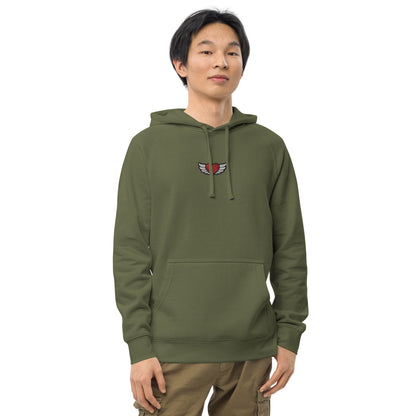 Unisex kangaroo pocket hoodie Embroidery