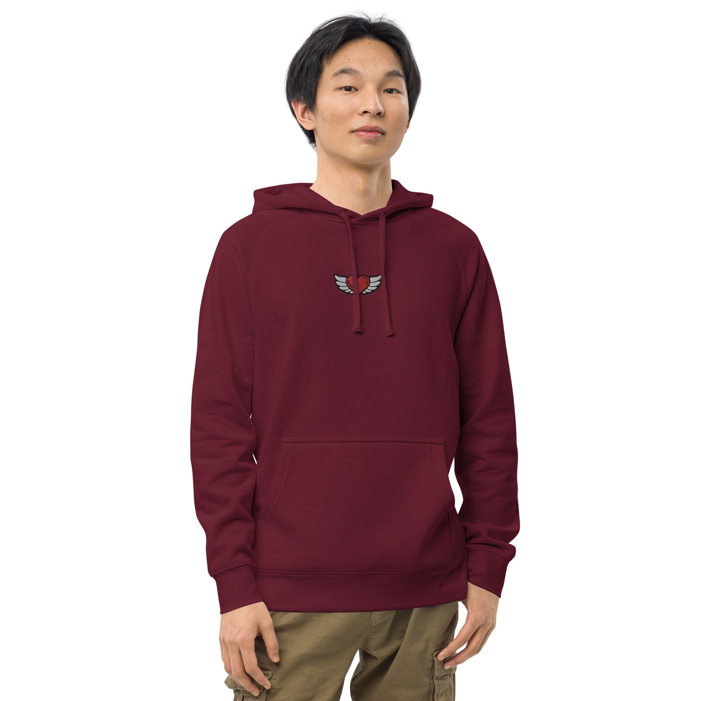 Unisex kangaroo pocket hoodie Embroidery