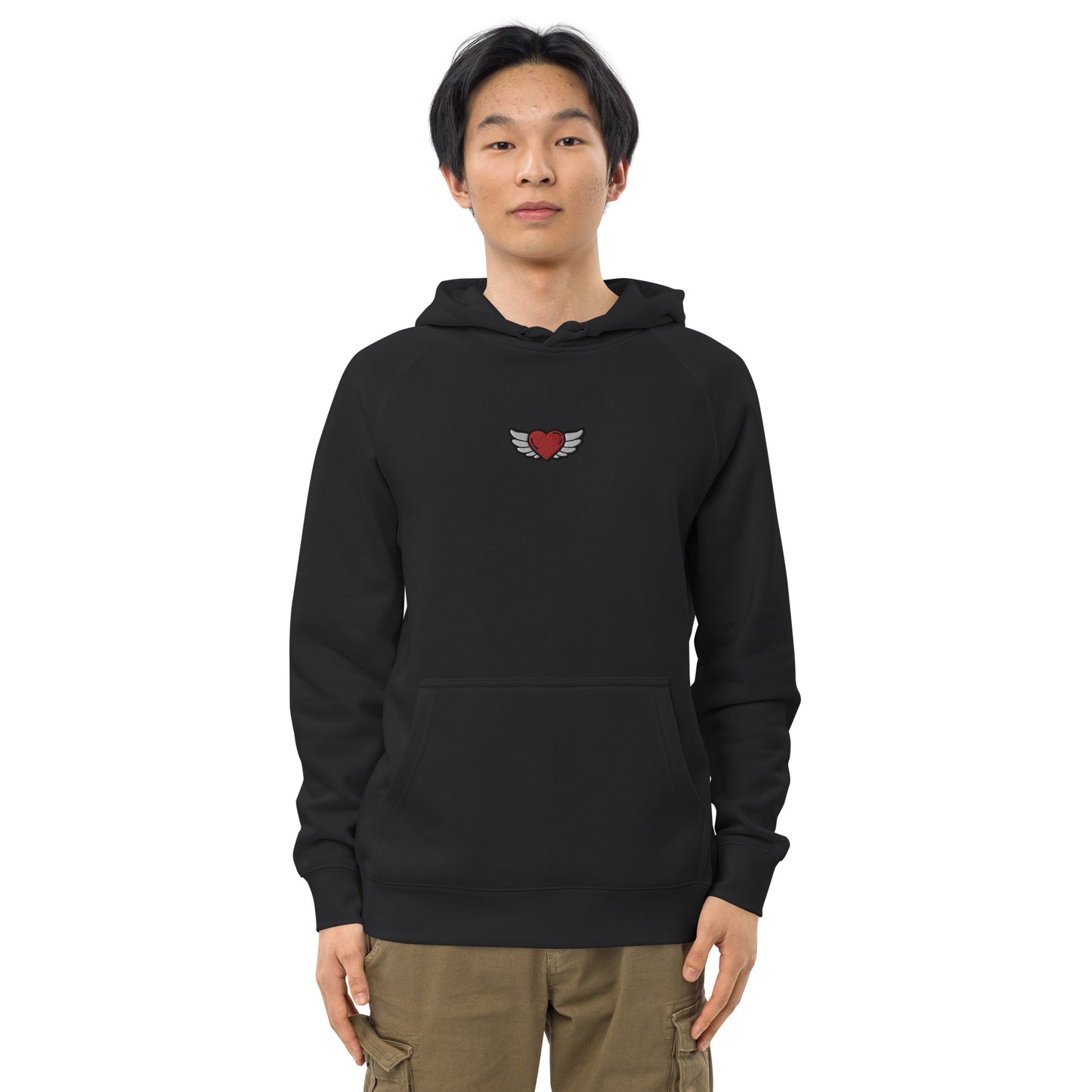 Unisex kangaroo pocket hoodie Embroidery