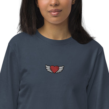 Unisex organic sweatshirt Embroidery