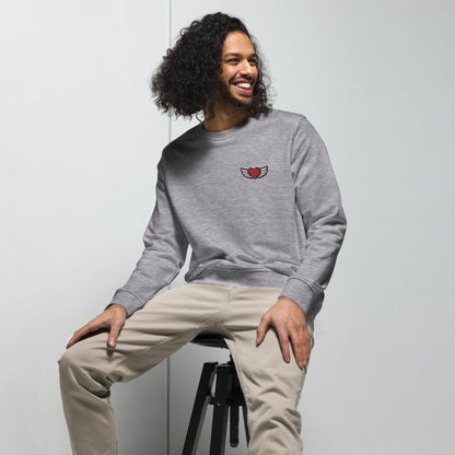 Unisex organic sweatshirt Embroidery