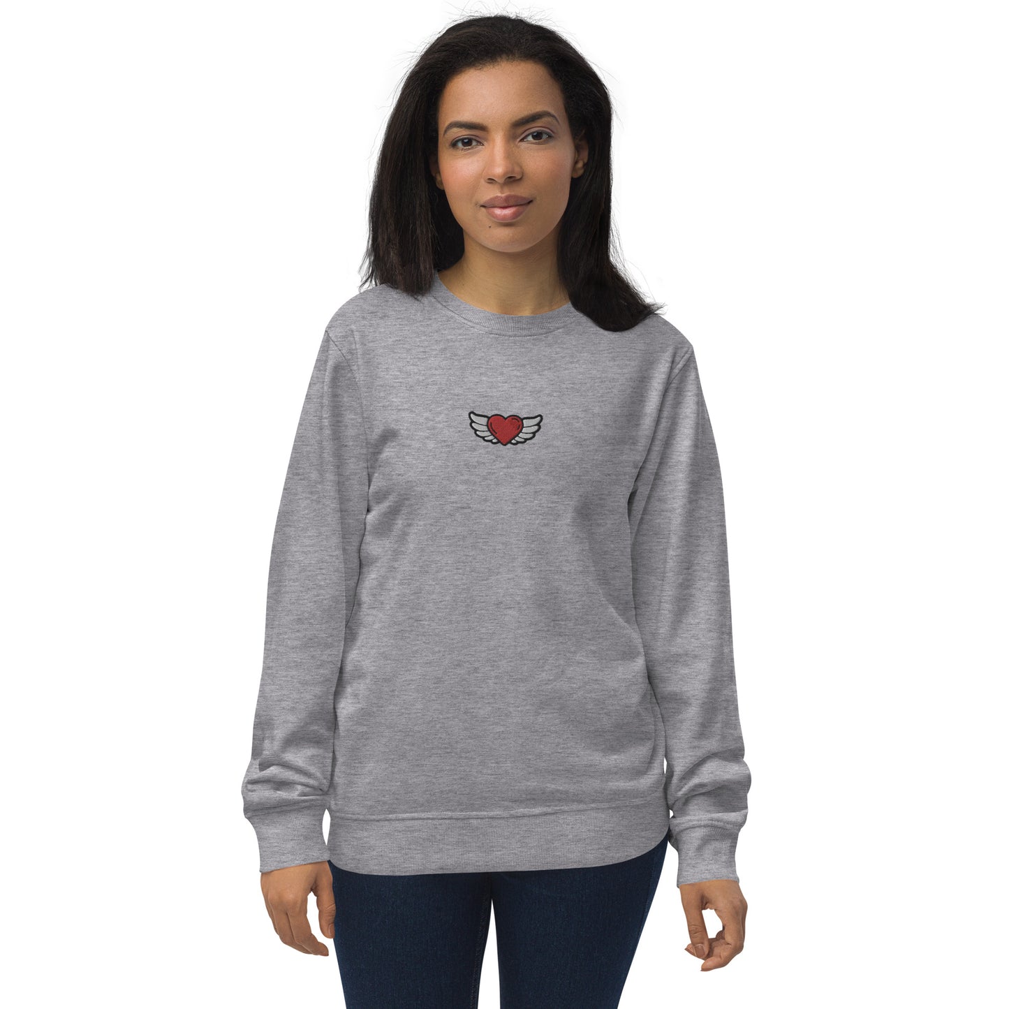 Unisex organic sweatshirt Embroidery