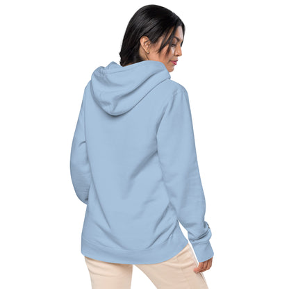 Unisex pigment-dyed hoodie Embroidery