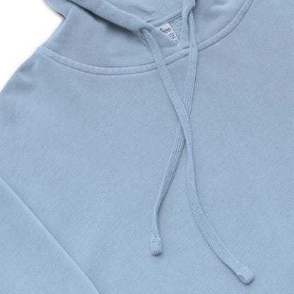 Unisex pigment-dyed hoodie Embroidery