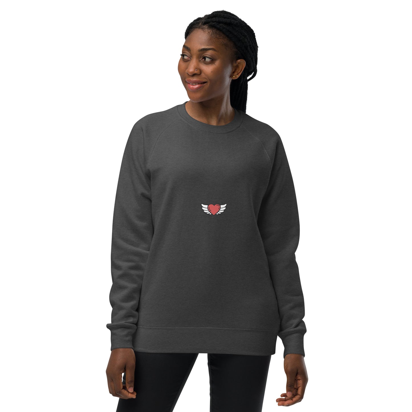 Unisex raglan sweatshirt Embroidery