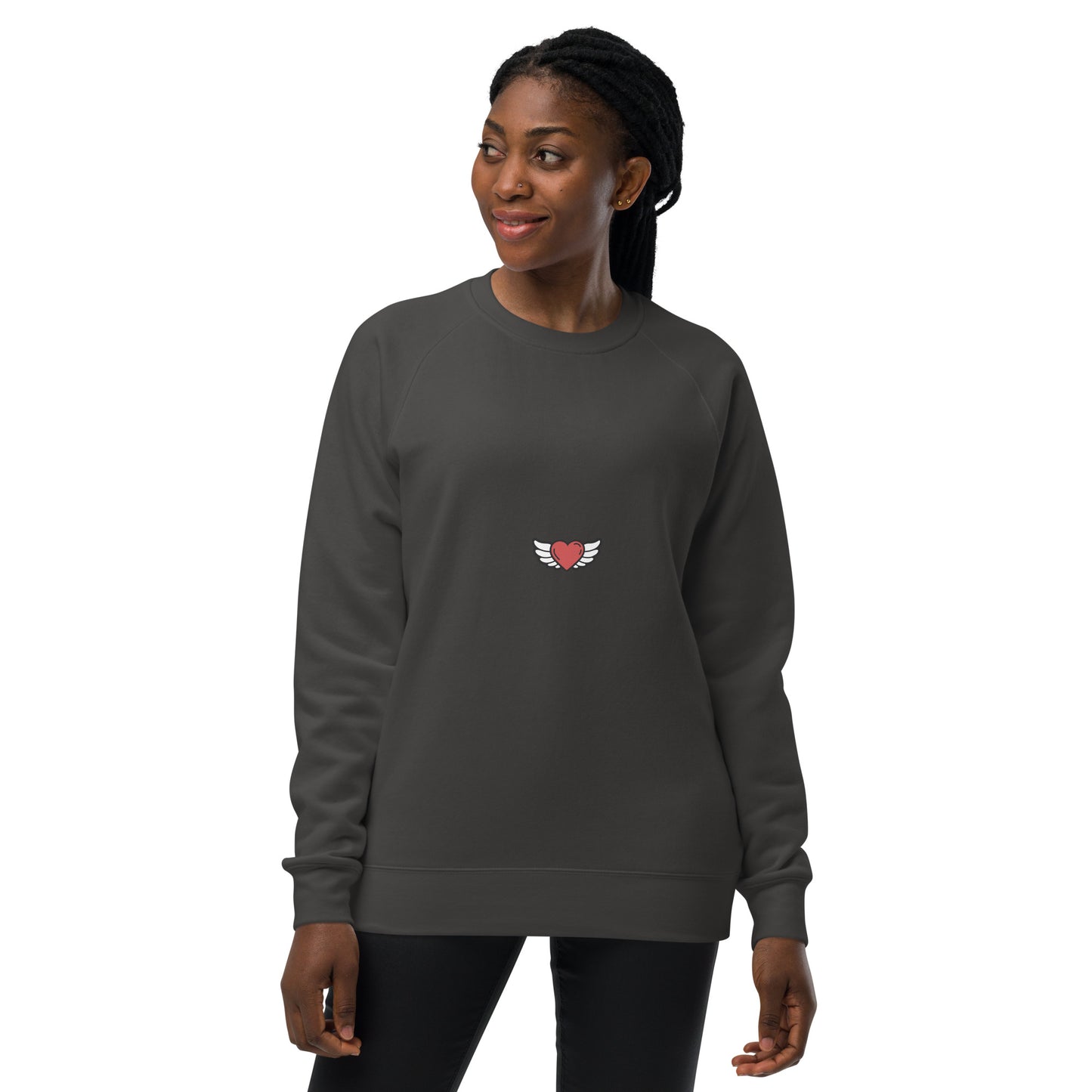 Unisex raglan sweatshirt Embroidery