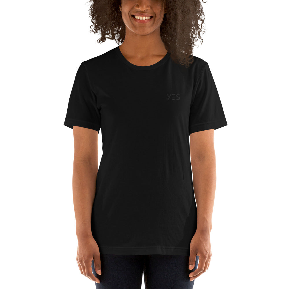 Unisex t-shirt Embroidery