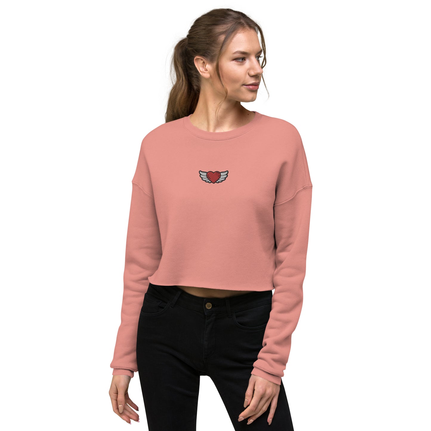 Crop Sweatshirt Embroidery