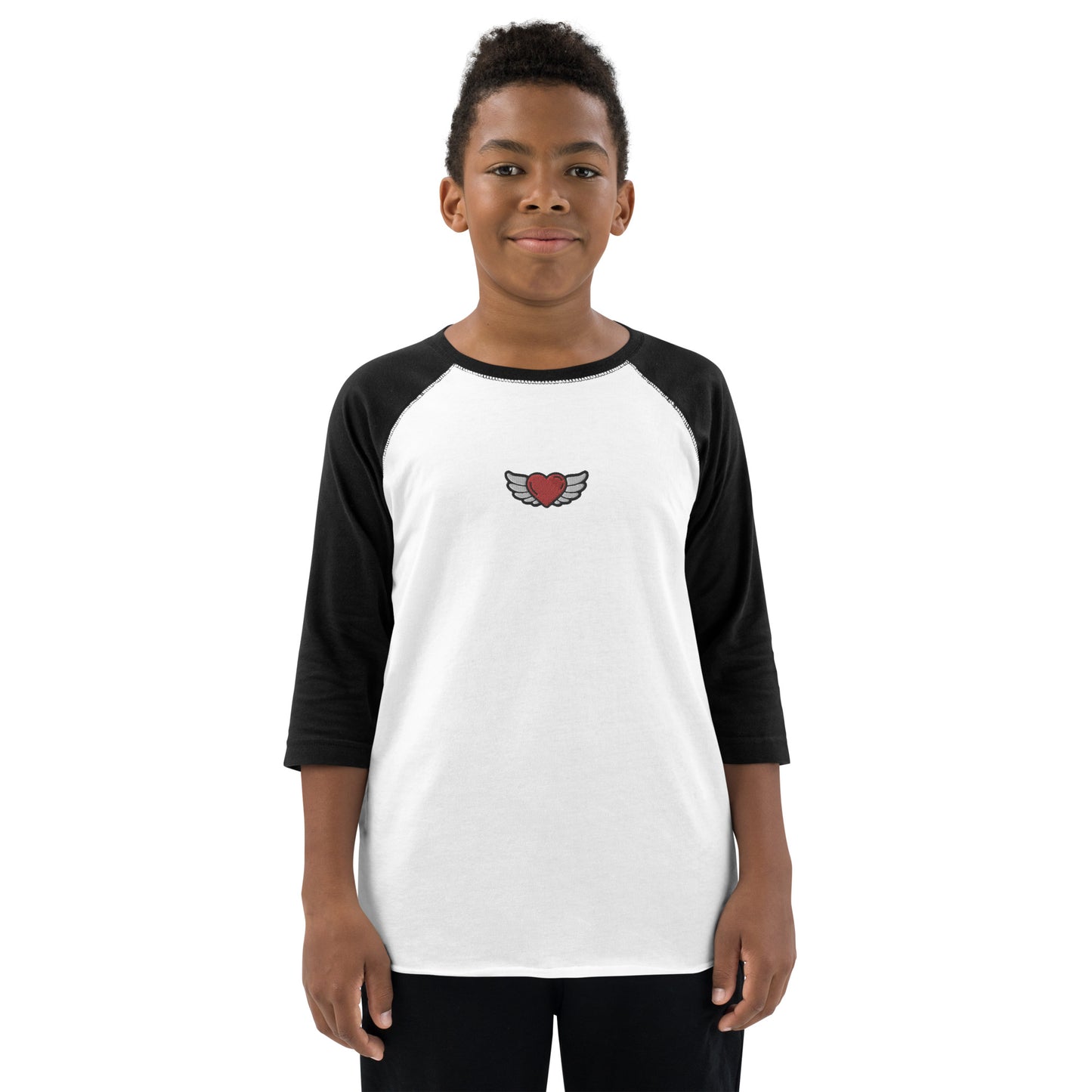 Youth baseball shirt- Embroidery Front center