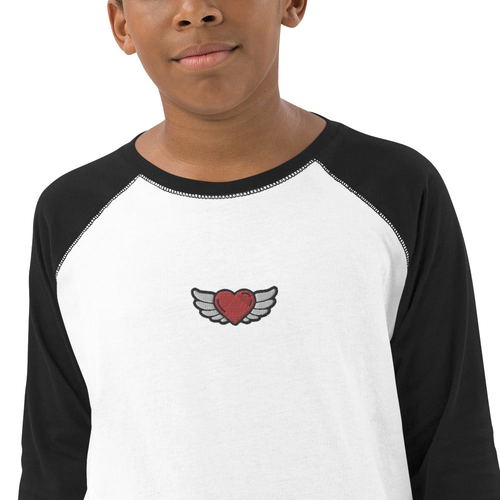 Youth baseball shirt- Embroidery Front center