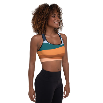 All-Over Print Padded Sports Bra