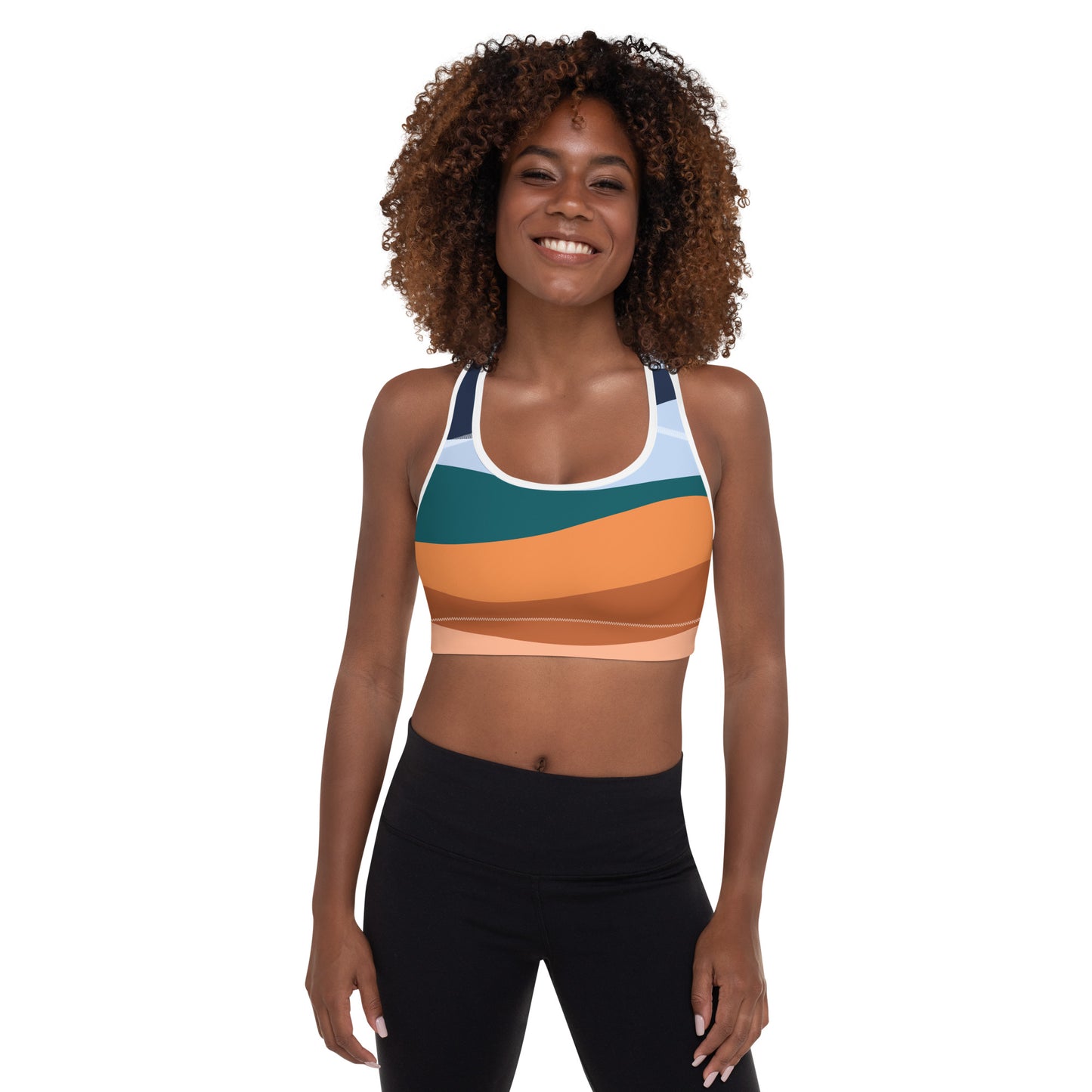 All-Over Print Padded Sports Bra