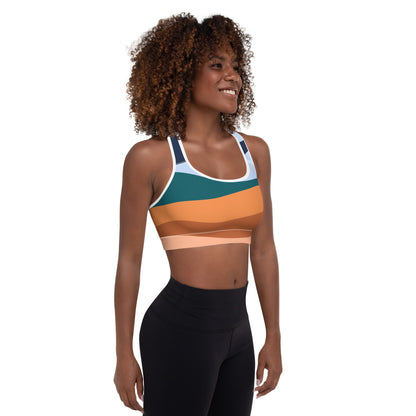 All-Over Print Padded Sports Bra