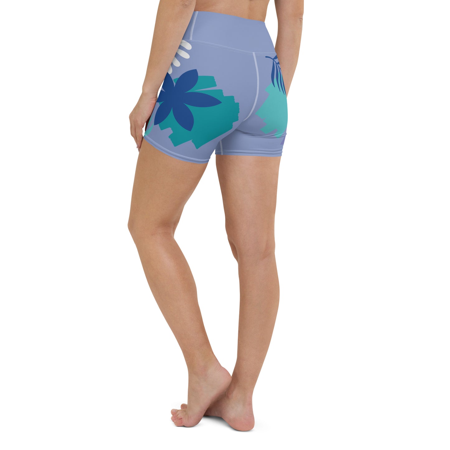 All-Over Print Yoga Shorts