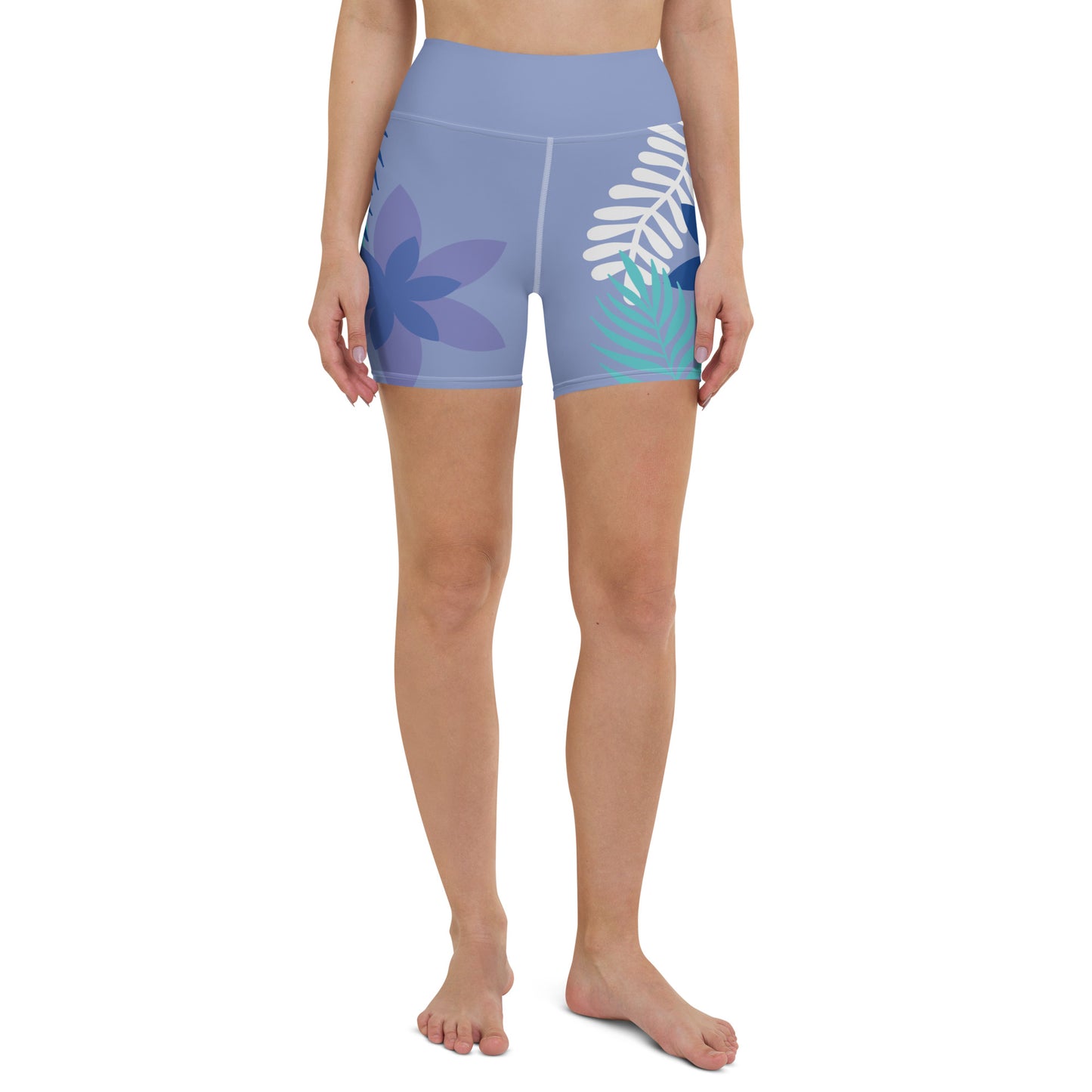 All-Over Print Yoga Shorts