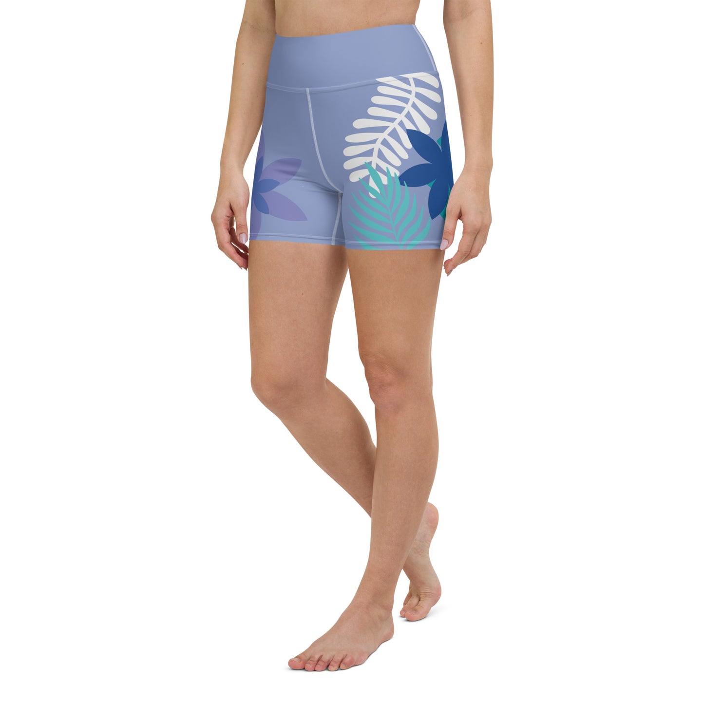 All-Over Print Yoga Shorts