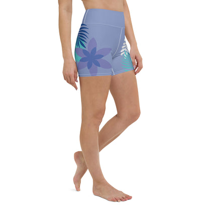 All-Over Print Yoga Shorts