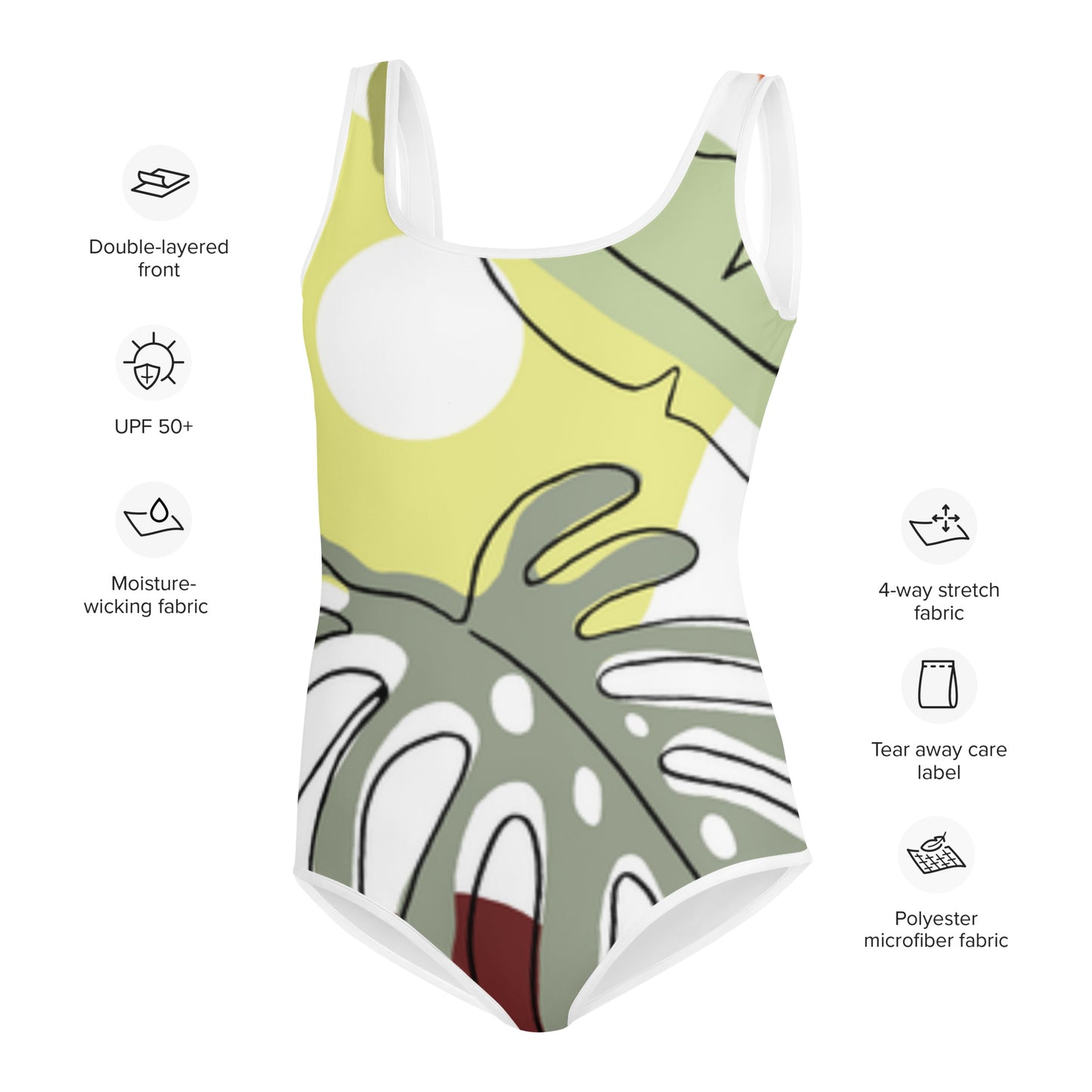 All-Over Print Youth Swimsuit