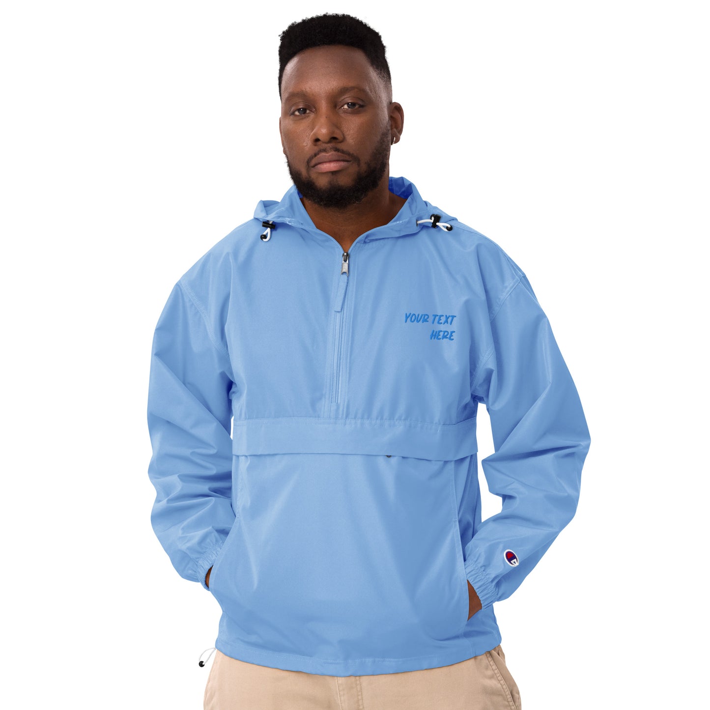 Embroidered Champion Packable Jacket