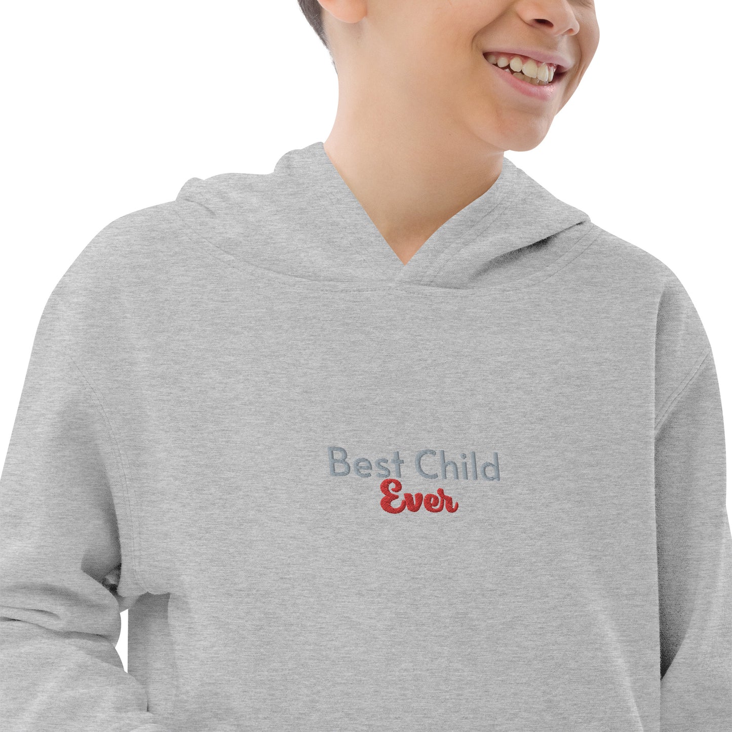 Kids fleece hoodie (Embroidery)