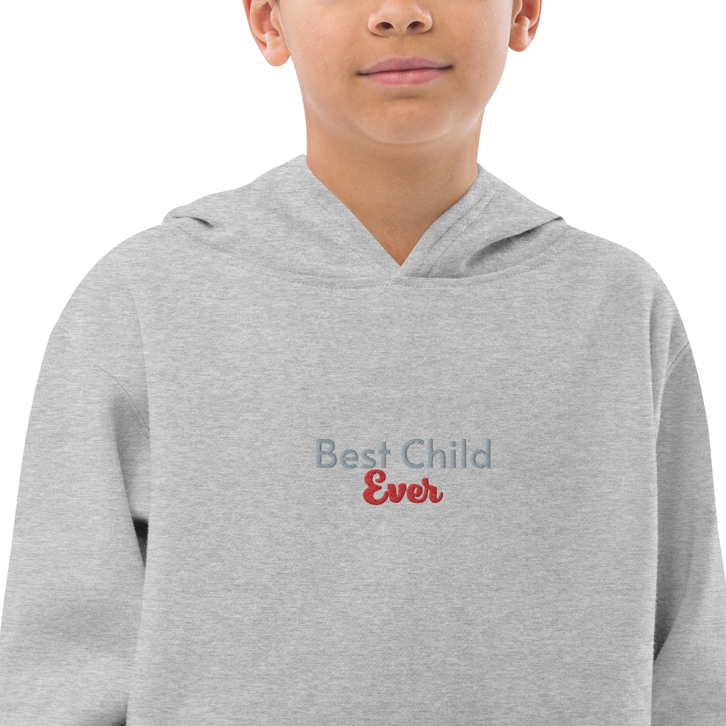 Kids fleece hoodie (Embroidery)