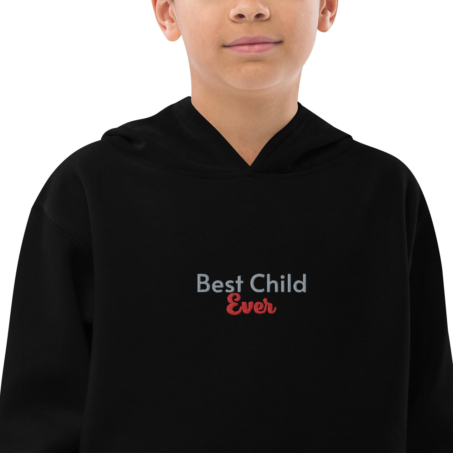 Kids fleece hoodie (Embroidery)