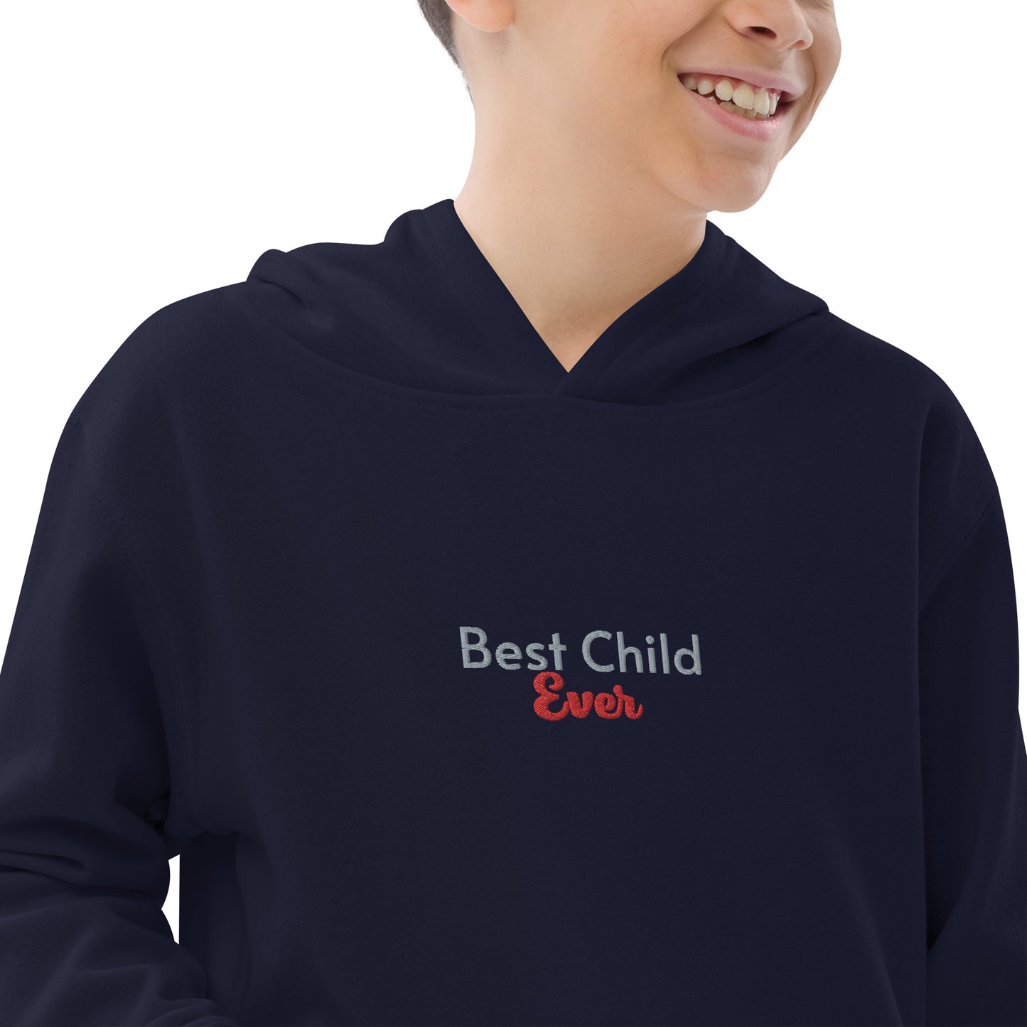 Kids fleece hoodie (Embroidery)