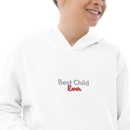 Kids fleece hoodie (Embroidery)