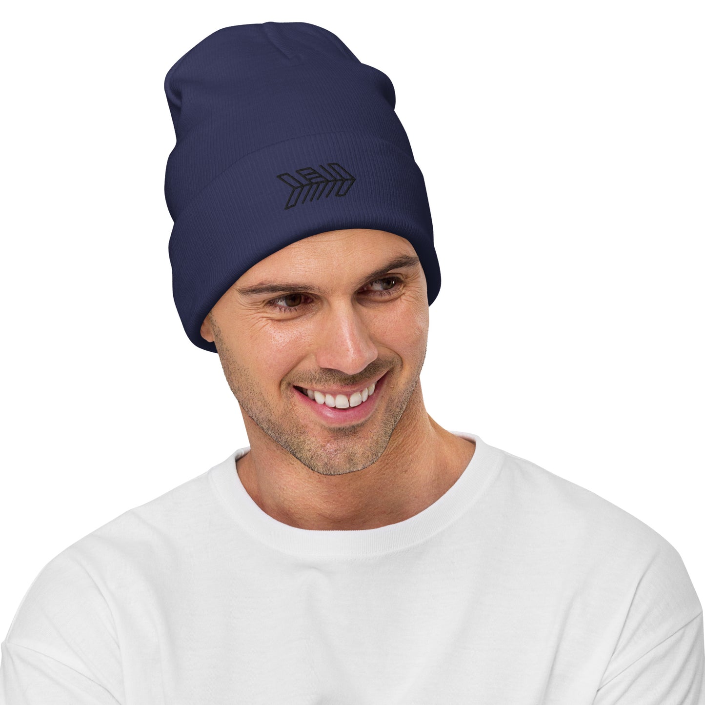 Knit Beanie  (Embroidery)