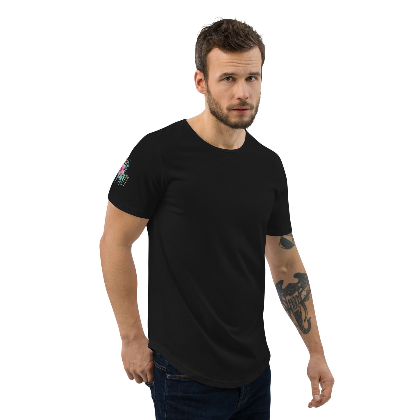 Men's Curved Hem T-Shirt