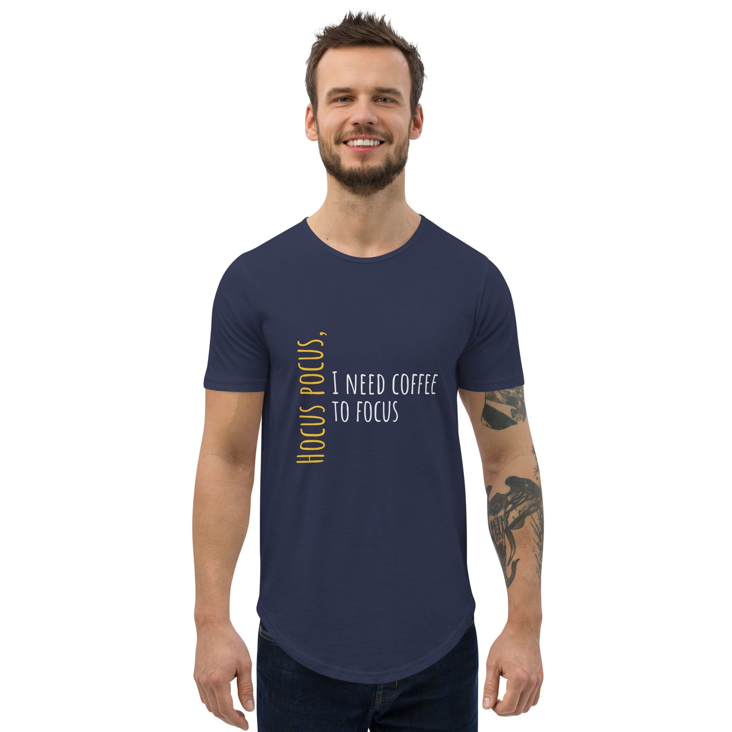 Men's Curved Hem T-Shirt