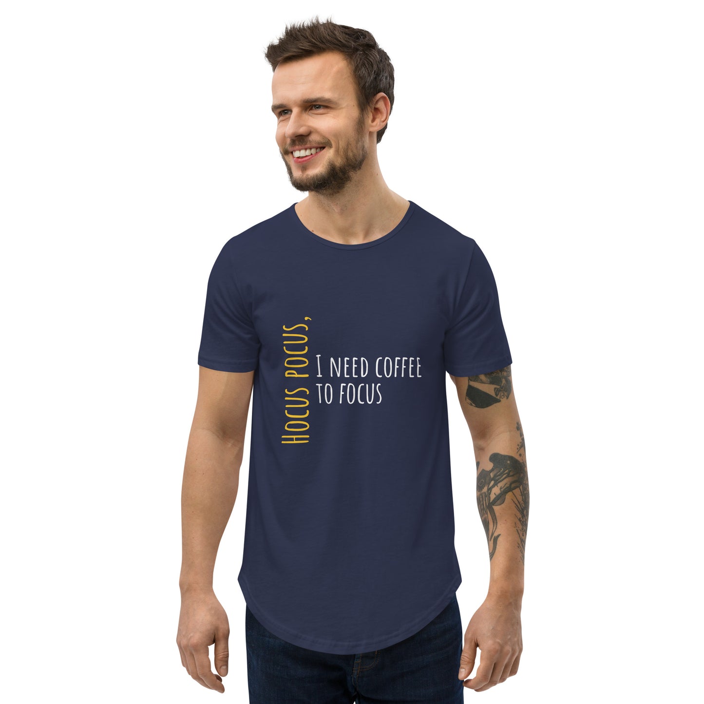 Men's Curved Hem T-Shirt