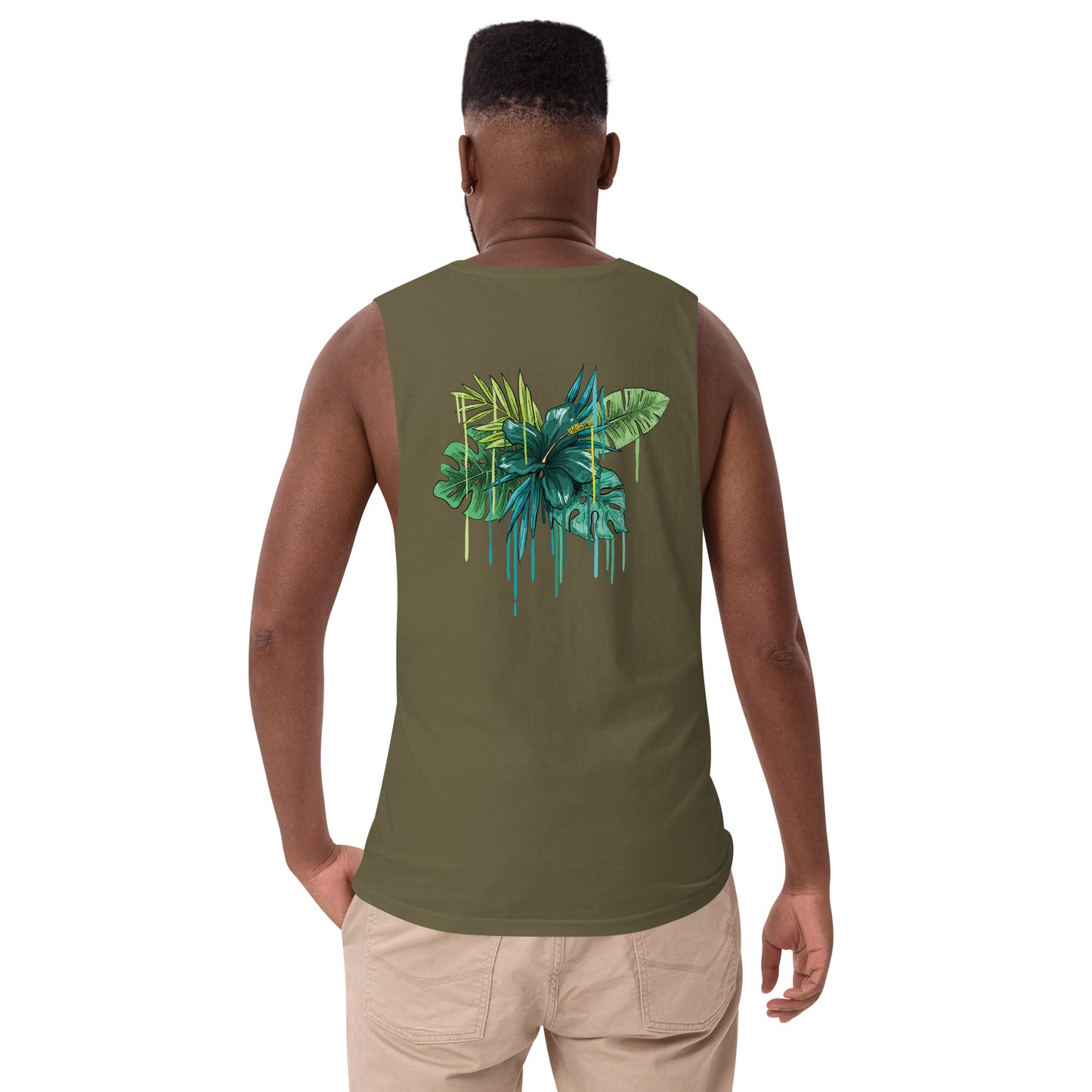 Men’s drop arm tank top