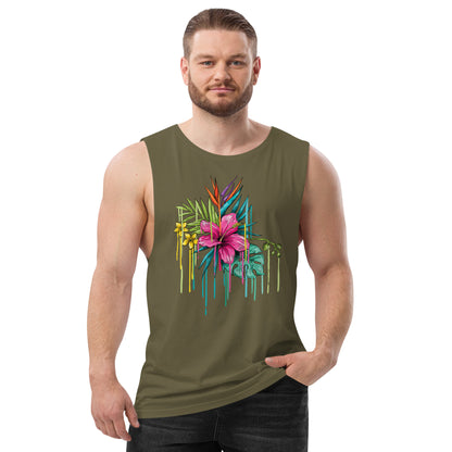 Men’s drop arm tank top