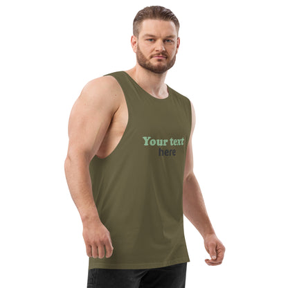 Men’s drop arm tank top