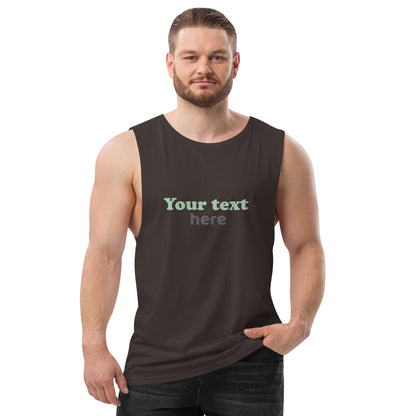 Men’s drop arm tank top