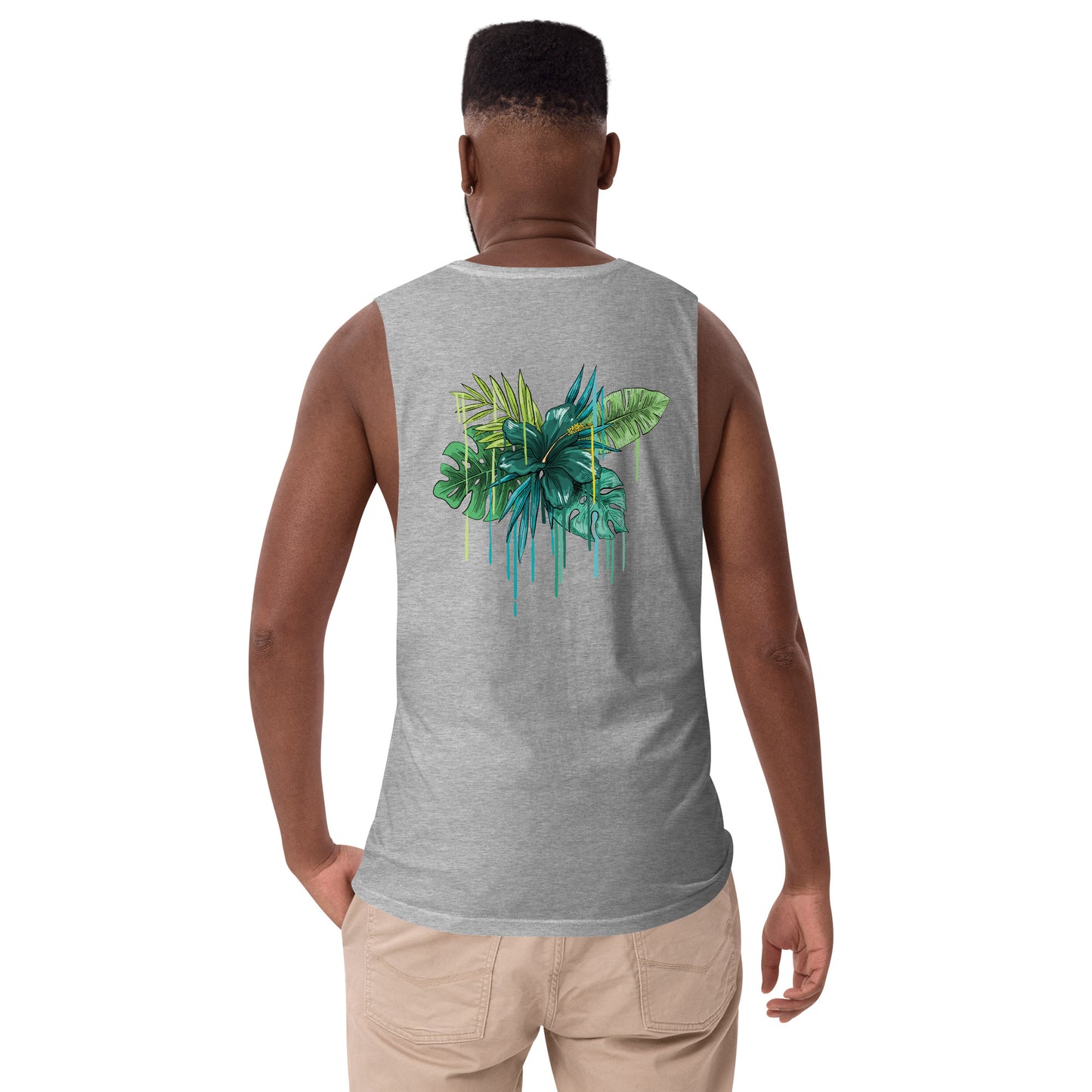 Men’s drop arm tank top